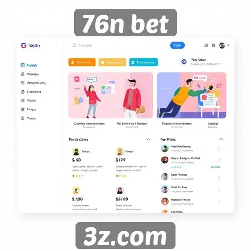 Interface do usuário e experiência de navegação no site