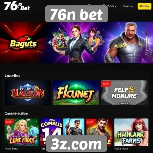 Variedade de jogos no site 76n bet